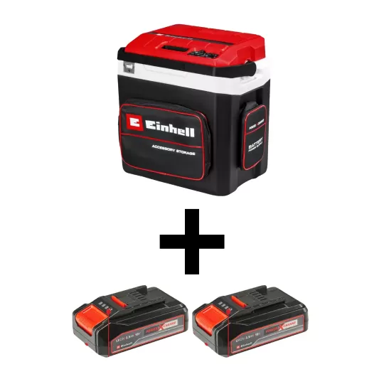 Einhell TE-COL 18/27 Li Akülü Oto Buzluk Çift Akülü 2.5 Ah + Şarj Cihazlı
