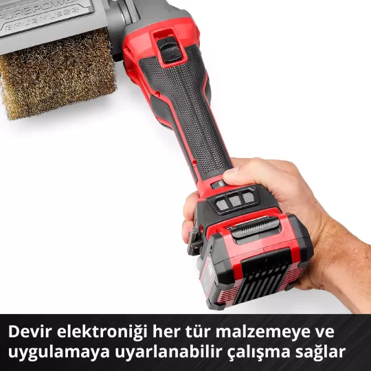 Einhell TP-BR 18/32 Li BL - Solo, Akülü Zımpara Rulosu Çift Akülü 4 Ah + Şarj Cihazlı