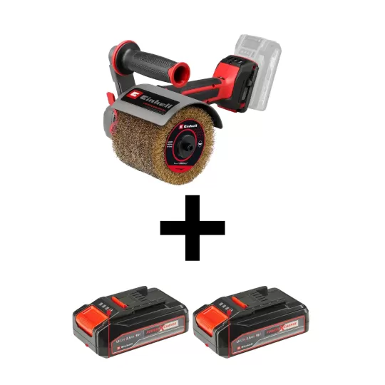 Einhell TP-BR 18/32 Li BL - Solo, Akülü Zımpara Rulosu Çift Akülü 2.5 Ah + Şarj Cihazlı