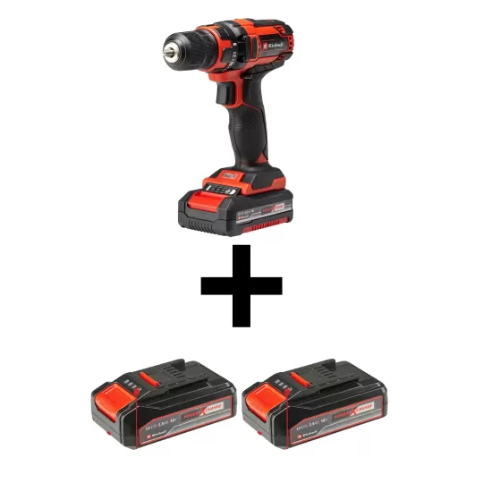 Einhell TC-CD 18/35 Li Çift Akülü 2.5 Ah + Şarj Cihazlı Akülü Matkap