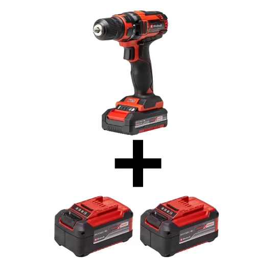 Einhell TC-CD 18/35 Li Çift Akülü 5.2 Ah + Şarj Cihazlı Akülü Matkap