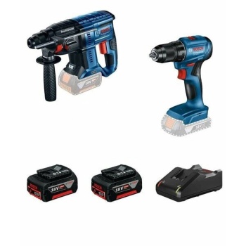 Bosch GBH 180-Lı Akülü Kırıcı Delici+ GSR 185-Lı Akülü Vidalama İkili Set Karton Kutu
