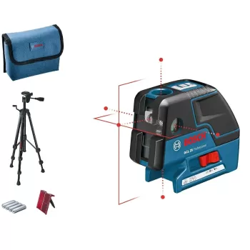 Bosch GCL 25+BT 150 Tripod Nokta ve Çizgi Lazeri 0601066B01