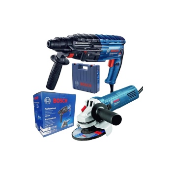 Bosch Profesyonel GBH 240 Kırıcı Delici + GWS 750-115 Avuç Taşlama Makinesi