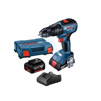 Bosch GSB 18V-50 Çift Akülü 2 Ah + 5 Ah Vidalama Makinesi 06019H5103