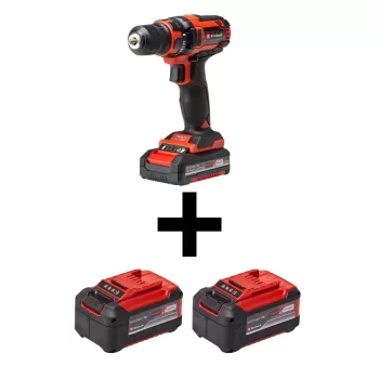 Einhell TC-CD 18/35 Li Çift Akülü 5.2 Ah + Şarj Cihazlı Akülü Matkap