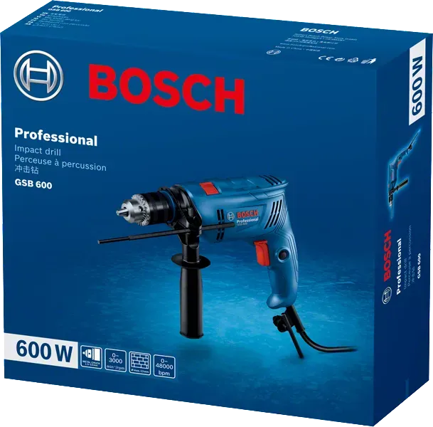 Bosch Professional GSB 600 Darbeli Matkap - 06011A0320