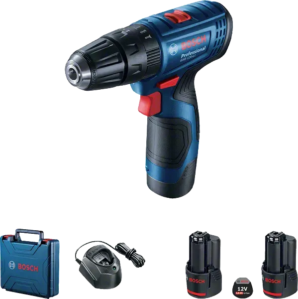 Bosch GSB 120-LI 2 Ah Çift Akülü Darbeli Vidalama + Bosch GO Kit - 06019G8124