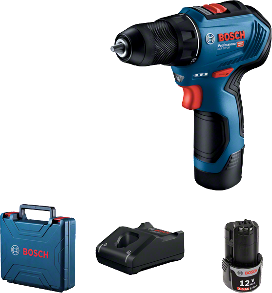 Bosch GSR 12V-30 12V Akülü Vidalama Makinesi 2x2 Ah 06019G9000