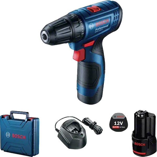 Bosch GSR 120-LI 12V Akülü Vidalama Makinesi 2x2.0 Ah 06019G8000