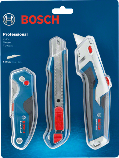Bosch Profesyonel Maket Bıçağı Seti 3 Parça - 1600A027M4