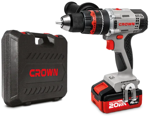Crown Akülü Darbeli Matkap 20V-4Ah Ct21075Hmx-4 Bmc