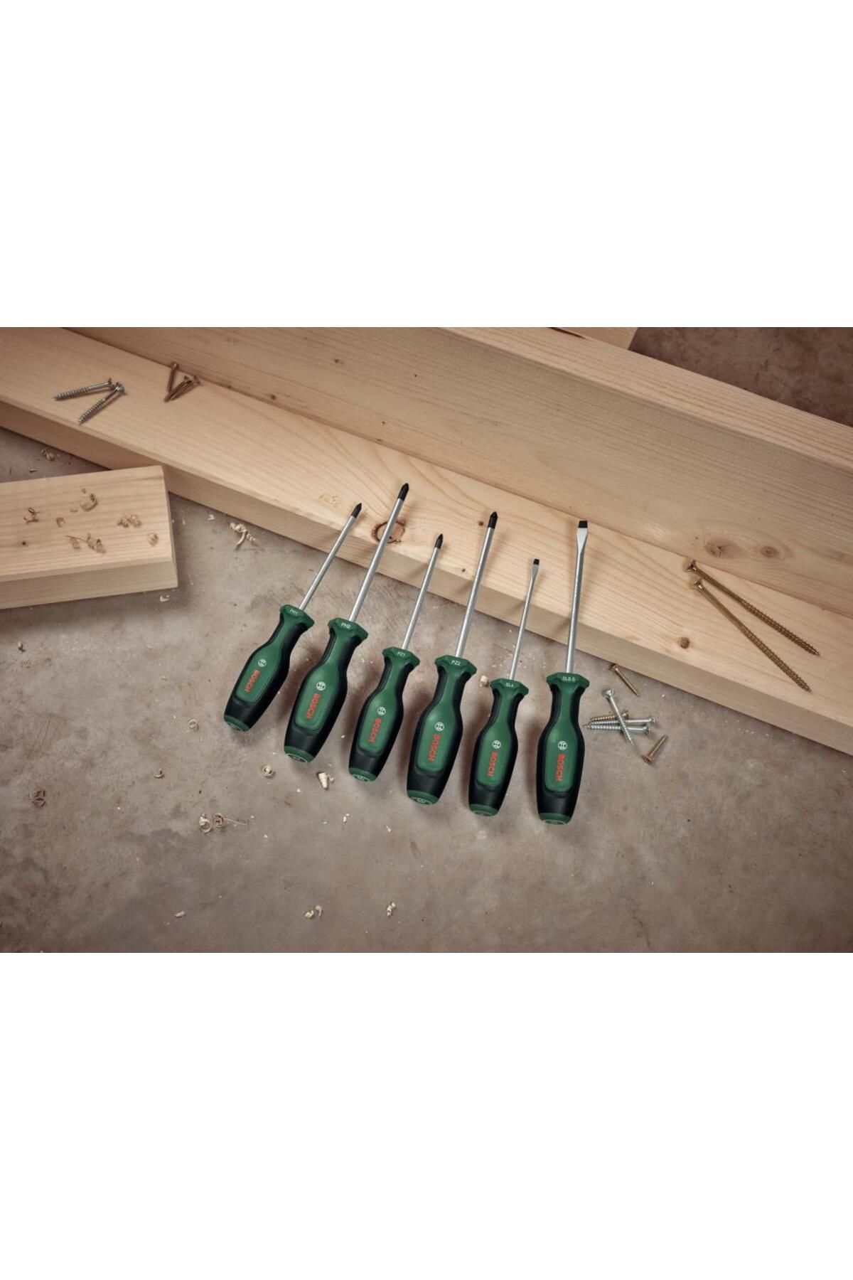 Bosch Home and Garden Tornavida Seti 6 Parça (Set 1) - 1600A02BX7