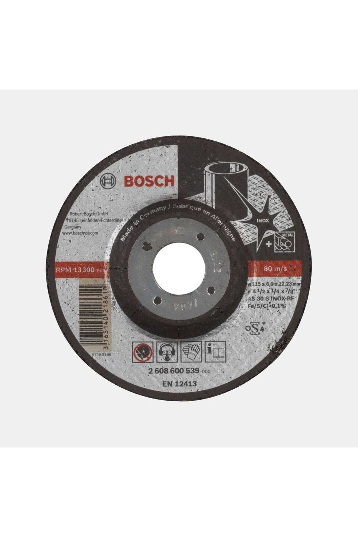 Bosch 115 x 6.0 mm Expert Serisi Bombeli Inox