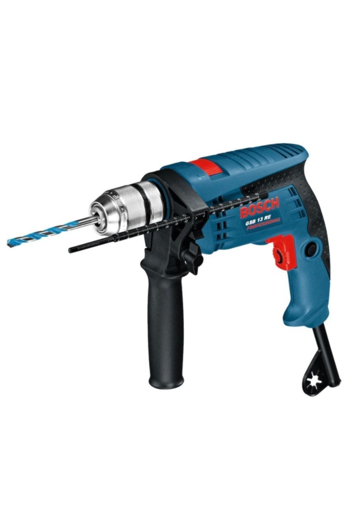 Bosch Professional GSB 13 RE Darbeli Matkap - 0601217100 + Bosch V-Line Matkap & Vidalama Karışık Aksesuar Seti 103 Parça - 2607017367