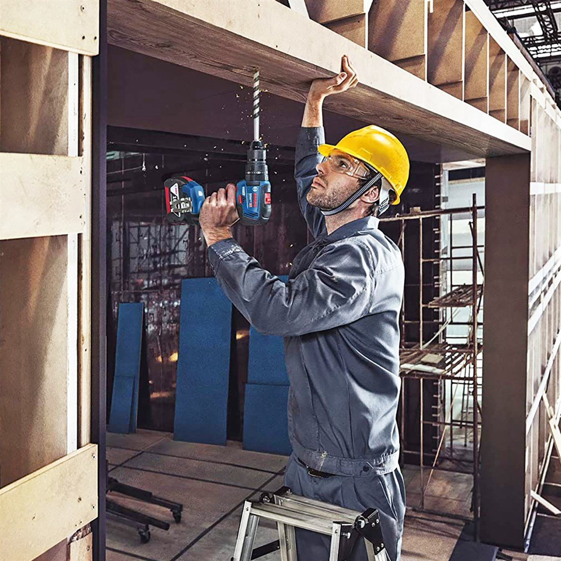 Bosch Professional GSB 18V-50 2X5Ah Çift Akülü Darbeli Vidalama - 06019H5101