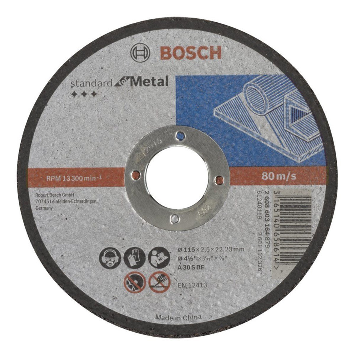Bosch 115*2,5mm Standard For Metal Düz - 2608603164