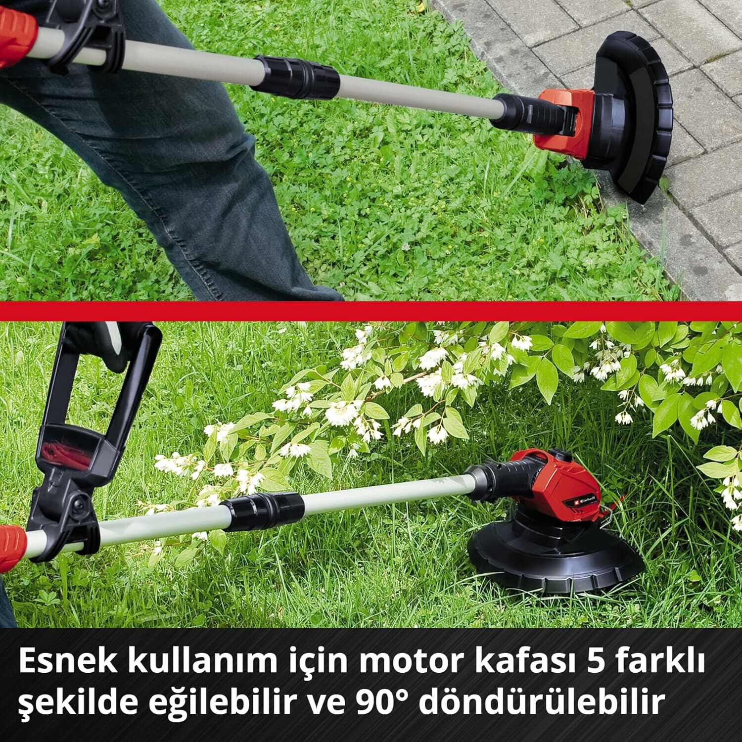 Einhell GE-CT 18 Li - Solo, Akülü Kenar Kesme (Akü ve şarj cihazı dahil değildir) - 3411172