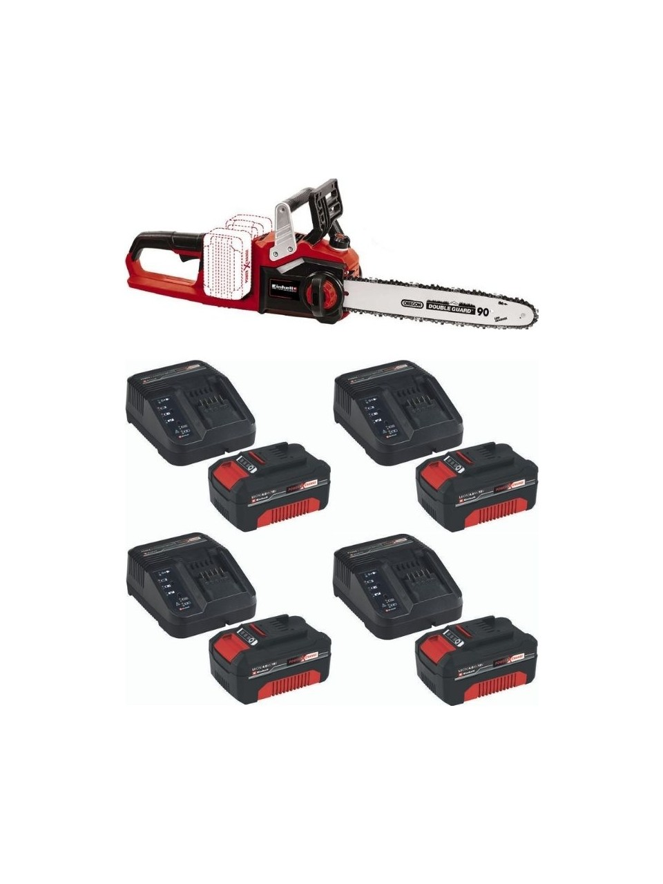 Einhell GE-LC 36/35 Li- Akülü Ağaç Kesme Makinesi 18V 4 x 4.0 Ah + Şarj Cihazı