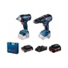 Bosch GDS 18V-400 + GSB 18V-50 Darbeli Somun Sıkma + Vidalama 18V 2 Ah ve 5Ah - 06019K0003