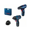 Bosch Professional GSR 120-Lı Akülü Vidalama + GDR 120-Lı Somun Sıkma Makinesi - 06019G8023