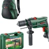 Bosch EasyImpact 600 Darbeli Matkap - 0603133000 + Bosch Yeşil Sırt Çantası