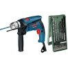 Bosch GSB 13 RE Darbeli Matkap 600 Watt + Bosch X-Line 15 Parça Mini Akseuar Ucu Seti