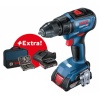Bosch Professional GSR 18V-50 Çift Akülü 2 Ah Vidalama + 43 Parça Aksesuar Seti - 06019H5004