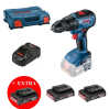 Bosch Professional GSR 18V-50 3x2 Ah Akülü Vidalama 06019H5005