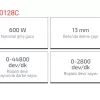 Crown Darbeli Matkap 600W Ct10128C