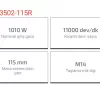 Crown Avuç Taşlama 1010W 125Mm Ct13502-125R