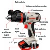 Crown Akülü Vidalama  20V-2Ah CT21093HMX-2 BMC