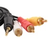 POWERMASTER 1.5 METRE DISCMAN KABLOSU (3.5MM STEREO 3 BOĞUMLU - 3RCA KABLO)