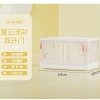 SUNUP SN-25883 40X64X37CM 72L KATLANABİLİR PLASTİK SAKLAMA KUTUSU RENKLİ KAPAKLI TEKERLEKLİ