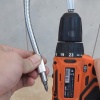 POWERMASTER PM-20507 ESNEK BÜKÜLEBİLİR MATKAP UZATMA HORTUMU 1/4 BİTS UCU 400MM
