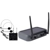 WESTA WM-102T 1 ALICI + 2 YAKA (LAVALIER) KABLOSUZ UHF MİKROFON SETİ