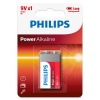 PHILIPS 6LR61-P1B 9 VOLT POWER ALKALİN PİL (TEKLİ)
