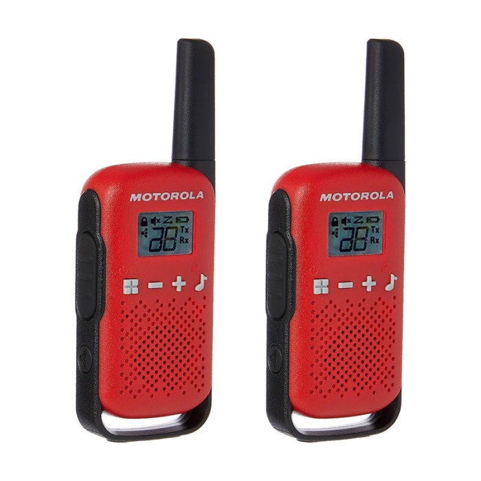 MOTOROLA TLKR-T42 PMR446 EL TELSİZİ 3LÜ PAKET 4 KM MEZİLLİ 8 KANAL (3 ADET İNCE PİL)