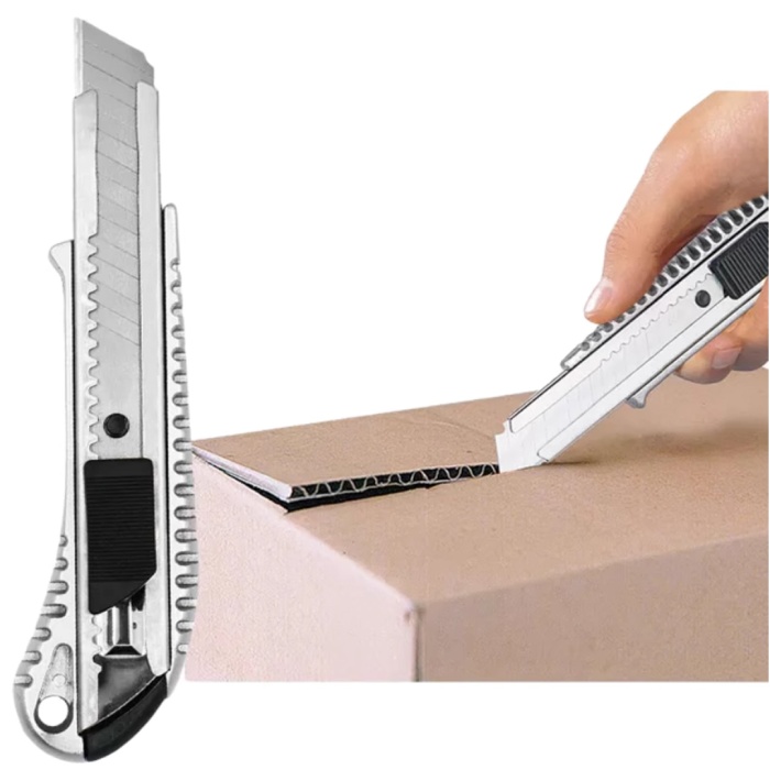 POWERMASTER 18X0.5MM ALÜMİNYUM GÖVDE METAL MAKET BIÇAĞI