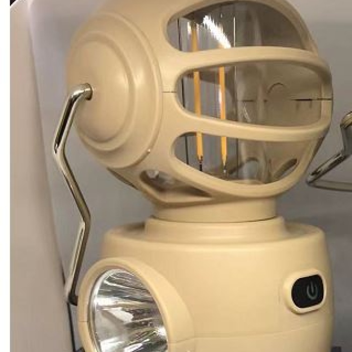 POWERMASTER LF-3328B 30 WATT POWER VE FİLAMENT LED KAMP LAMBASI ŞARJLI TYPE-C 155X115X85MM
