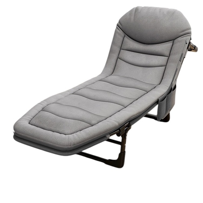 SUNUP SN-24922 TAŞINABİLİR AYARLANABİLİR 5 KADEME SÜNGER KAMP YATAK ŞEZLONG (KOYU GRİ)