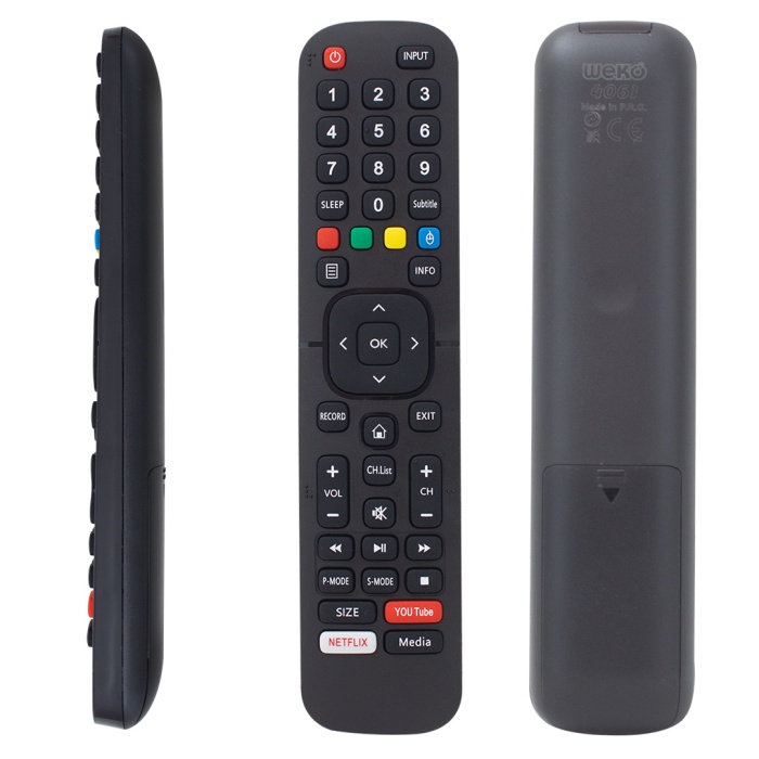 WEKO KL HISENSE * STRONG SMART NETFLIX-YOUTUBE-MEDIA TUŞLU LCD LED TV KUMANDA