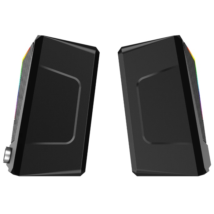 LENOVO LECOO DS104 KABLOLU USB + 3.5MM JACK 6W 80DB RGB IŞIKLI 1+1 GAMING SPEAKER HOPARLÖR
