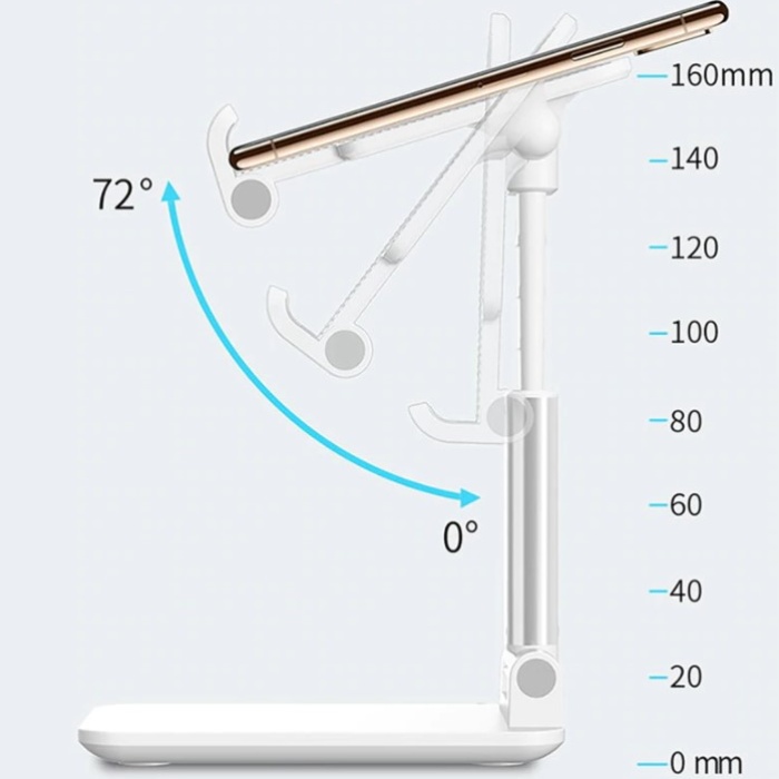 Katlanabilir Masaüstü Telefon Tutucu Stand CM-157