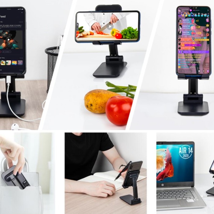 Katlanabilir Masaüstü Telefon Tutucu Stand CM-157