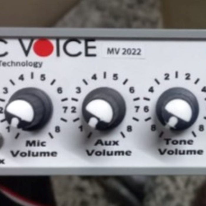 MAGICVOICE MV-2022 PA-50W PLASTİK KASA  12 VOLT MİNİ 50 WATT PAZARCI ANFİSİ