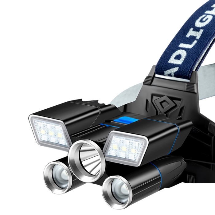 POWERMASTER MX-501 18+3 POWER LEDLİ SU GEÇİRMEZ ŞARJLI KAFA FENERİ
