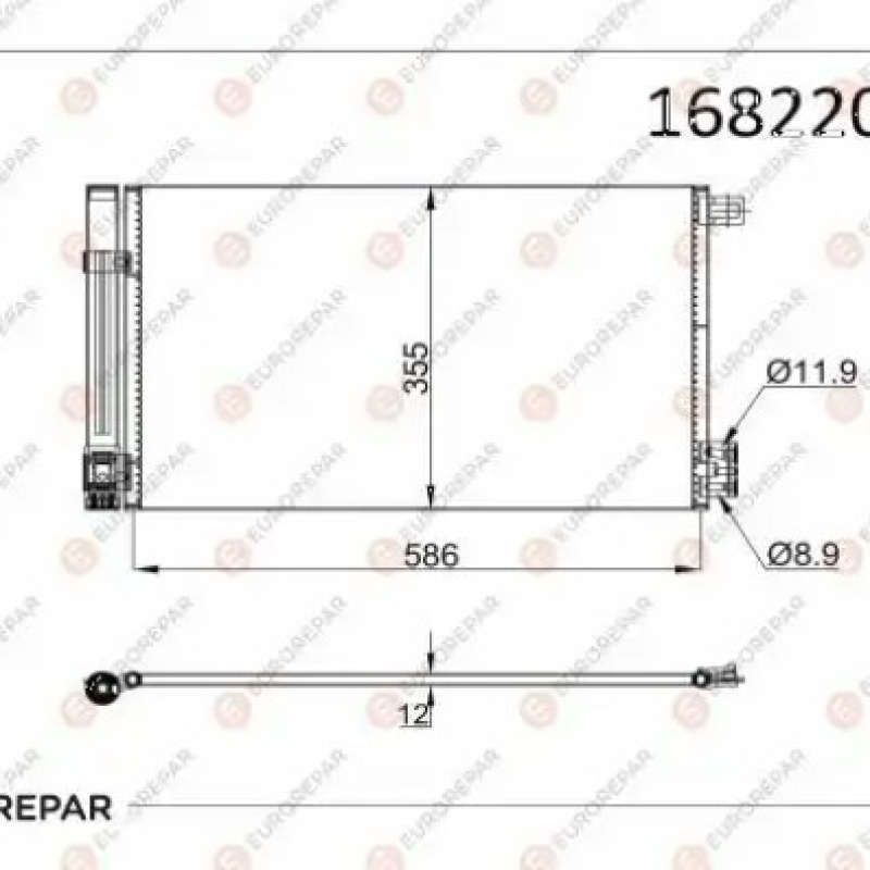 1 ADET ERP KLIMA RADYATORU BIPPER FIORINO 1.3JTD 1.4HDI 3 | 13310103 |1850119 1850290 1850414 1850849 39035151 39035152 13310103 13379472 185011918502901850414185084939035151390351521331010313379472|51931470