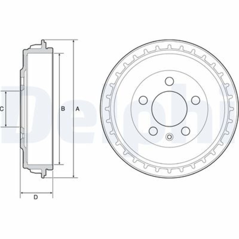 KAMPANA 203×38 (VW POLO 18-  SEAT IBIZA 18-) 2Q0609617
