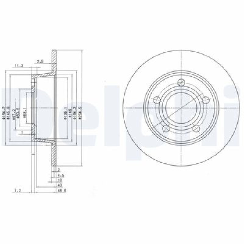 ARKA FREN DISKI AUDI 4B0615601A